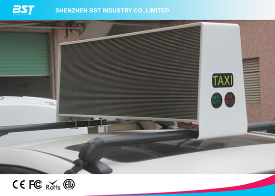 企業の広告のための 1 つの P5 タクシーの屋根の LED 表示 1R1G1B に付き防水 SMD 3 つ