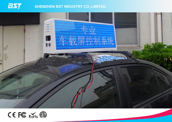 RGB のビデオ タクシーの上は 4g/Wifi 制御を用いるライト ボックスを広告する表示を導きました