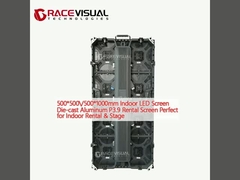 500*500/500*1000mm 室内LEDスクリーン 鋳型アルミP3.9レンタルスクリーン 室内レンタル&ステージに最適