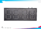 習慣 7 の区分の温度の表示が付いている白い導かれたデジタル時計