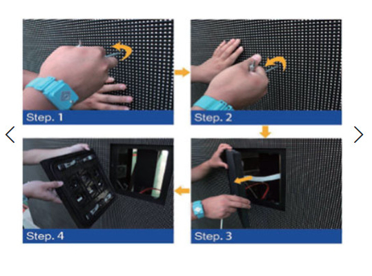 壁掛け装置 フルフロントサービス 屋外LEDディスプレイ 明るさ ≥6500ニット 平均電力消費量 360w/m2