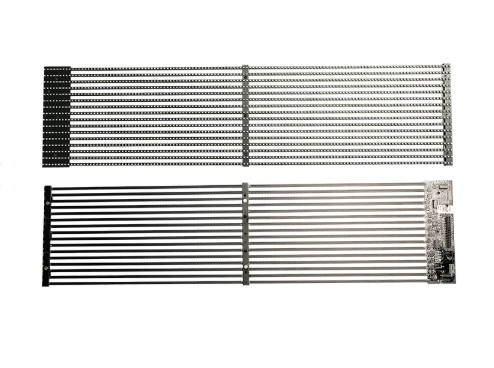 P3.9-7.8 高明るさ5500nitsと3840Hzリフレッシュレートを持つ透明な屋外LEDディスプレイ