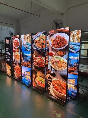 超薄型LEDポスター 960×1920mm 掛ける,壁掛け,スプライスするインストールオプション