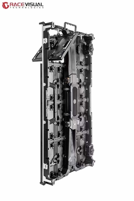 レンタル LED ディスプレイ 屋外 フルカラー P2.97mm 500×1000mm 鋳型アルミニウム 完全なフロントメンテナンス
