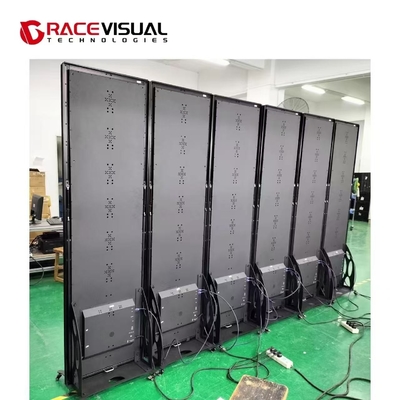 3840hz 高リフレッシュレート ライト 重量 室内 フルカラー LED ポスター スクリーン 48kg/ピース 輪付き トーテム