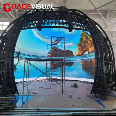 柔らかいゴムモジュール 室内広告LEDディスプレイ 320x160mm FXシリーズ 室内柔軟なLEDディスプレイ