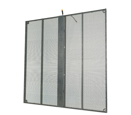 TSFシリーズ P3.9-7.8mm 透明LED画面 1000x1000mm 高リフレッシュレート 3840Hz 可変室内固定装置 アルミフレーム