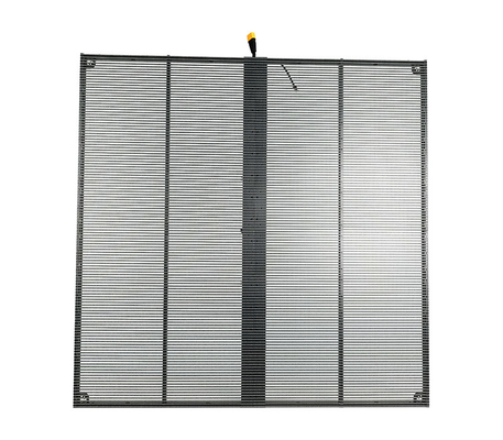 TSFシリーズ P3.9-7.8mm 透明LED画面 1000x1000mm 高リフレッシュレート 3840Hz 可変室内固定装置 アルミフレーム