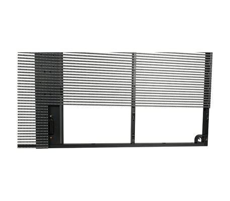 TSFシリーズ P3.9-7.8mm 透明LED画面 1000x1000mm 高リフレッシュレート 3840Hz 可変室内固定装置 アルミフレーム