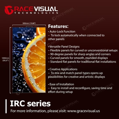 エネルギー省エネ1.9mm/2.6mm/2.9mm IRC LEDディスプレイ 600Nits 明るさ160x160px モジュール CCC/RoHS 商用認証