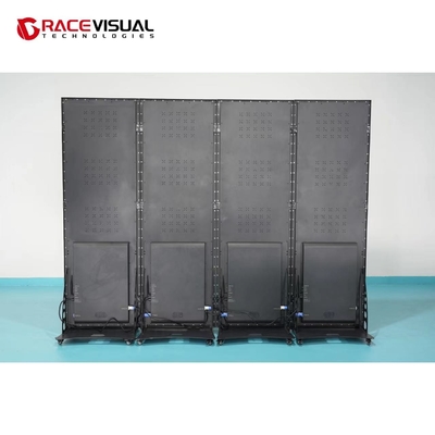 P2.5mm インダースLEDポスター 640x1920mm UHDディスプレイ,3840Hzリフレッシュ,Wi-Fi制御,ブレーケットとホイール付きモバイルスタンド