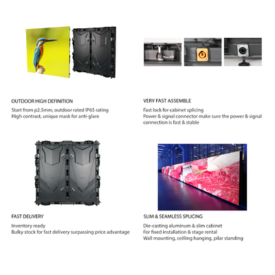 HD解像度 鋳造型 アルミ LED パネル OBRシリーズ 広告板や屋外シグネチャーに最適