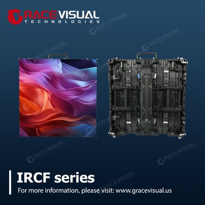 マルチピクセルピッチ1.9×3.9mm 柔軟なLEDディスプレイパネル 7680Hz 高リフレッシュレート S形曲線セットアップのための折りたたむデザイン