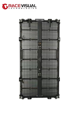 P3.9-7.8mm 屋外透明パネル 超薄で軽量なパネル設計で,シームレスな視覚体験のための例外的な透明性