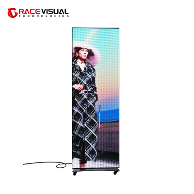プレミアムP2.5LEDデジタルポスター - 超薄型640×1920mmディスプレイ. 16ビット色深度と軽量なポータビリティを備えて,エレガントな室内広告ソリューションを提供します.