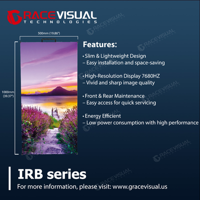 IRB P2.6 プロのLEDディスプレイ 7680Hz超スムーズリフレッシュ 500×1000mmレンタルモジュール 600ニット 高明るさ