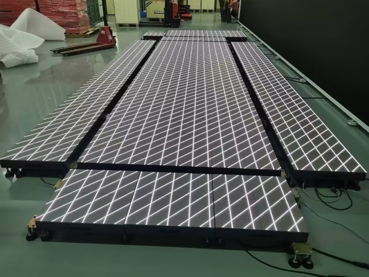 DFシリーズ LED 床タイル 容量 没入ディスプレイ 2.5mm-4.8mm ピクセルピッチ 3840Hz リフレッシュレート 44kg/m2 室内用に最適