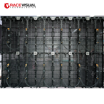 TSRシリーズ 透明な屋外レンタルLEDディスプレイ P3.9-P7.8 ピクセルピッチ 7680Hzリフレッシュレート 5000nits 高明るさ 9KGの高軽量デザイン