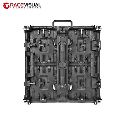 16ビットグレースケール耐天候 IP65 と 500 × 500mm の軽量モジュール設計の屋外レンタ LED ディスプレイ