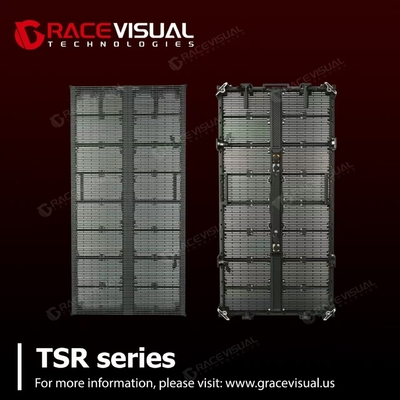 TS-R シリーズ P3.9-7.8 露天舞台イベント用透明レンタルLEDスクリーン